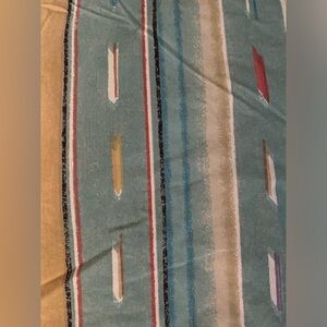 Vintage Ralph Lauren Queen FLAT Sheet Mesa Southwestern Serape Rare